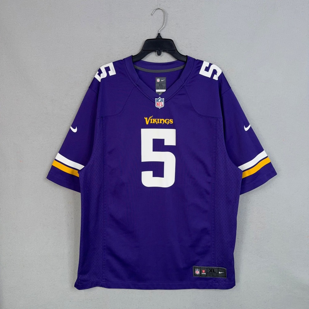 Minnesota Vikings Nike NFL Jersey Men XL Purple Teddy Bridgewater Gameday Sport